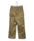 HYKE (ハイク) COTTON TWILL ARMY CHINOS / ツイルアーミーチノ ベージュ サイズ:M：8000円