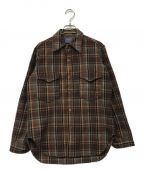 PENDLETONペンドルトン）の古着「ウールチェックシャツ」｜ブラウン