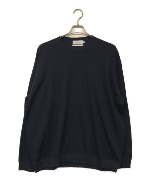 Graphpaper（グラフペーパー）Graphpaper (グラフペーパー) Wool Honeycomb Crew Neck Thermal ネイビー サイズ:2の古着・服飾アイテム