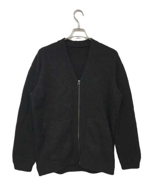 crepuscule（クレプスキュール）crepuscule (クレプスキュール) Whole Garment V/N Zip Cardigan ブラック サイズ:3の古着・服飾アイテム