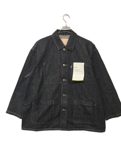 Graphpaper（グラフペーパー）Graphpaper (グラフペーパー) Colorfast Denim Coverall ブラック サイズ:2の古着・服飾アイテム