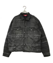 SUPREME（シュプリーム）の古着「Layered Denim Trucker Jacket」｜ブラック