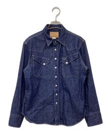 SUGAR CANE（シュガーケーン）の古着「BLUE DENIM WESTERN SHIRT/ブルーデニムウェスタンシャツ」｜インディゴ