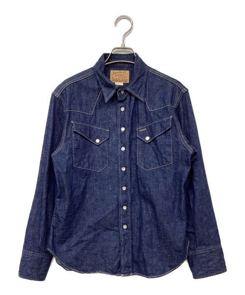 SUGAR CANE（シュガーケーン）SUGAR CANE (シュガーケーン) BLUE DENIM WESTERN SHIRT/ブルーデニムウェスタンシャツ インディゴ サイズ:14の古着・服飾アイテム