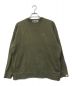 A BATHING APE（アベイシングエイプ）の古着「Oversized Ape Logo Crew Sweat」｜オリーブ