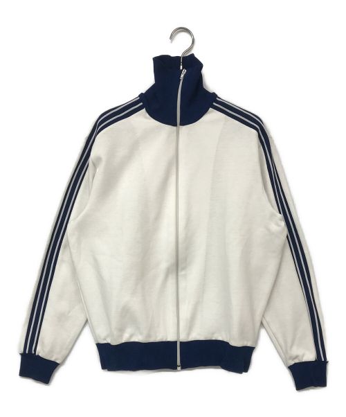 adidas（アディダス）adidas (アディダス) トラックジャケット ホワイト×ブルー サイズ:3の古着・服飾アイテム