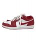 NIKE (ナイキ) AIR JORDAN 1 LOW ホワイト×レッド サイズ:26.5cm：15000円