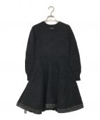 sacaiサカイ）の古着「Angora Knit Dress/アンゴラニットドレス」｜ブラック