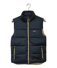 Patagonia（パタゴニア）の古着「Reversible Bivy Down Vest リバーシブル ビビー ダウン ベスト」｜ネイビー×ベージュ