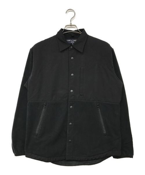 COMME des GARCONS HOMME（コムデギャルソン オム）COMME des GARCONS HOMME (コムデギャルソン オム) フリース切替ジャケット ブラック サイズ:Ｍの古着・服飾アイテム