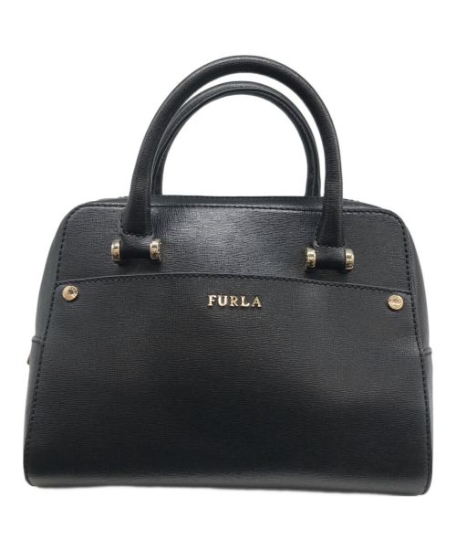 FURLA（フルラ）FURLA (フルラ) 2WAYショルダーバッグ ブラックの古着・服飾アイテム