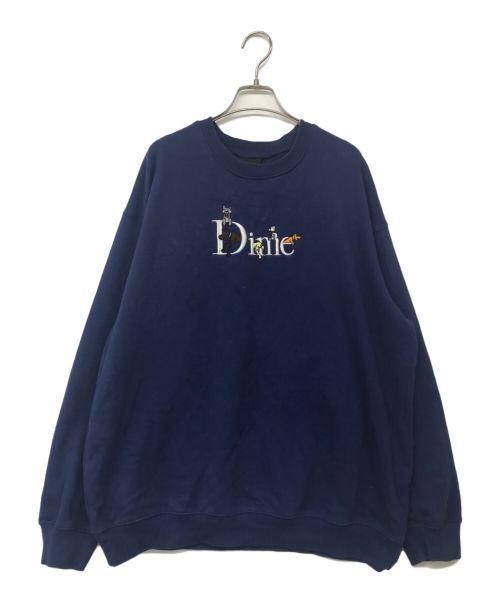 Dime（ダイム）Dime (ダイム) クルーネックスウェット ネイビー サイズ:XLの古着・服飾アイテム