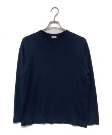 H BEAUTY&YOUTH（エイチ ビューティー&ユース）の古着「CREW NECK KNIT PULLOVER/ニット」｜ネイビー