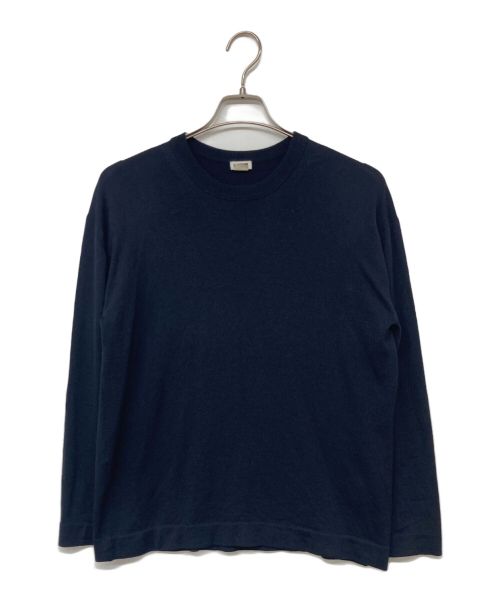 H BEAUTY&YOUTH（エイチ ビューティー&ユース）H BEAUTY&YOUTH (エイチ ビューティアンドユース) CREW NECK KNIT PULLOVER/ニット ネイビー サイズ:SMALLの古着・服飾アイテム