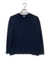 H BEAUTY&YOUTH（エイチ ビューティアンドユース）の古着「CREW NECK KNIT PULLOVER/ニット」｜ネイビー