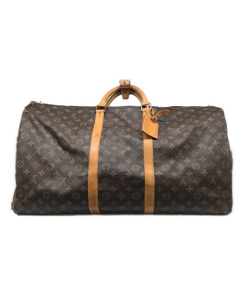 LOUIS VUITTON（ルイ ヴィトン）LOUIS VUITTON (ルイ ヴィトン) キーポル・バンドリエール60/ボストンバッグ ブラウンの古着・服飾アイテム