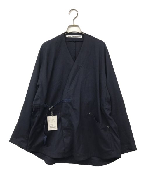 WHITE MOUNTAINEERING（ホワイトマウンテ二アニング）WHITE MOUNTAINEERING (ホワイトマウンテ二アニング) kimono shirt/キモノシャツ ネイビー サイズ:2の古着・服飾アイテム