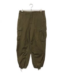 journal standard luxe（ジャーナルスタンダード リュクス）の古着「ヘリンボーンルーズ6PKパンツ」｜カーキ