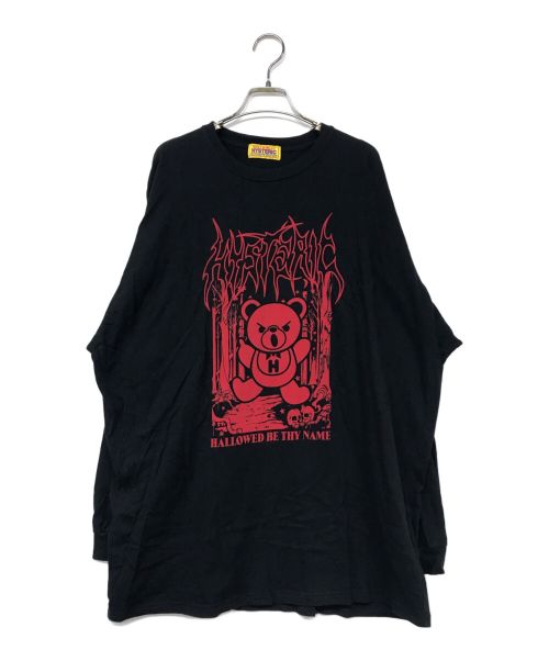 Hysteric Glamour（ヒステリックグラマー）Hysteric Glamour (ヒステリックグラマー) ロングスリーブカットソー ブラック サイズ:FREEの古着・服飾アイテム