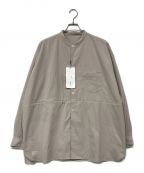 FreshServiceフレッシュサービス）の古着「STRETCH MATTE TAFFETA BAND COLLAR SHIRT」｜アイボリー