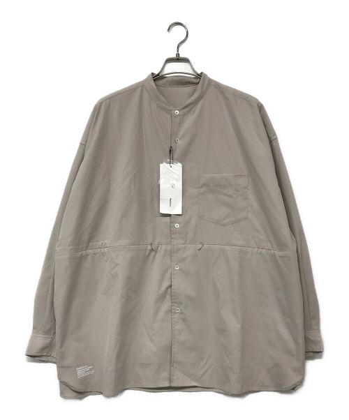 FreshService（フレッシュサービス）FreshService (フレッシュサービス) STRETCH MATTE TAFFETA BAND COLLAR SHIRT アイボリー サイズ:Sの古着・服飾アイテム