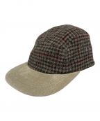 HENDER SCHEMEエンダースキーマ）の古着「tweed jet cap」｜ブラウン