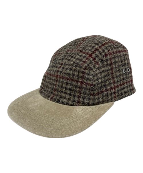 HENDER SCHEME（エンダースキーマ）HENDER SCHEME (エンダースキーマ) tweed jet cap ブラウンの古着・服飾アイテム