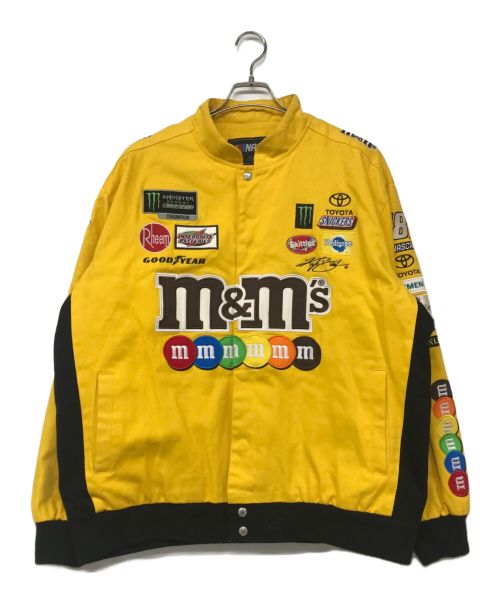 NASCAR（ナスカー）NASCAR (ナスカー) レーシングジャケット イエロー サイズ:XLの古着・服飾アイテム