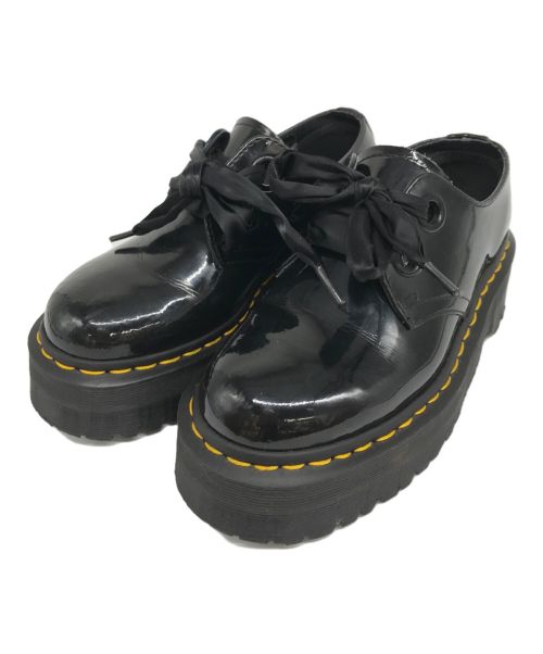 Dr.Martens（ドクターマーチン）Dr.Martens (ドクターマーチン) HOLLY/2ホール厚底シューズ ブラック サイズ:3UKの古着・服飾アイテム