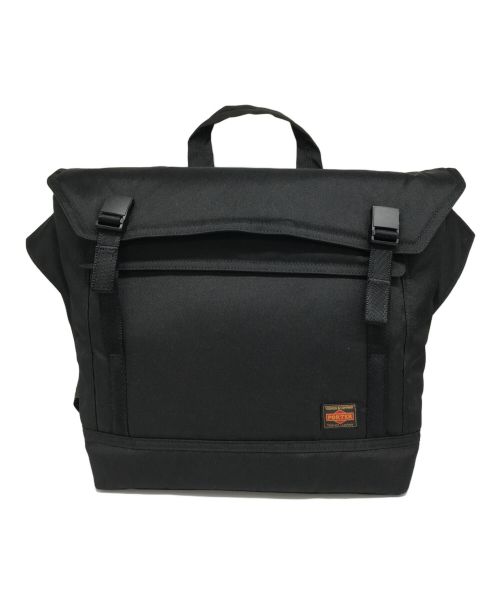 PORTER（ポーター）PORTER (ポーター) PARKER/2WAY MESSENGER BAG/メッセンジャーバッグ ブラックの古着・服飾アイテム