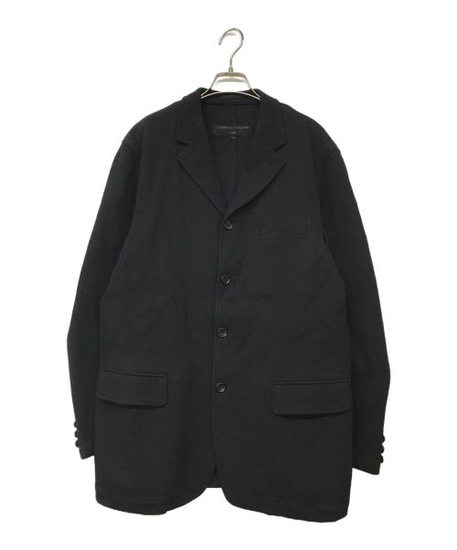 COMME des GARCONS HOMME（コムデギャルソン オム）COMME des GARCONS HOMME (コムデギャルソン オム) ワッフル4Bジャケット ブラック サイズ:Ｌの古着・服飾アイテム