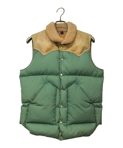 Rocky Mountain FeatherBed（ロッキーマウンテンフェザーベッド）Rocky Mountain FeatherBed (ロッキーマウンテンフェザーベッド) WAREHOUSE (ウエアハウス) Christy Vest グリーン サイズ:38の古着・服飾アイテム