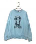 A BATHING APEアベイシングエイプ）の古着「Baby Milo Crewneck」｜ブルー