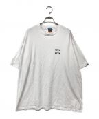 CITY COUNTRY×FIGUREシティーカンパニー×）の古着「Embroidered Logo Cotton T-Shirt/ロゴTシャツ」｜ホワイト