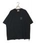 CITY COUNTRY（シティーカンパニー）の古着「Embroidered Logo Cotton T-Shir」｜ブラック