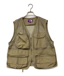 THE NORTHFACE PURPLELABEL（ザ・ノースフェイス パープルレーベル）の古着「Mesh Angler Vest」｜ベージュ