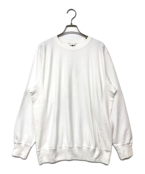 AURALEE（オーラリー）AURALEE (オーラリー) ELASTIC HIGH GAUGE SWEAT ホワイト サイズ:3の古着・服飾アイテム