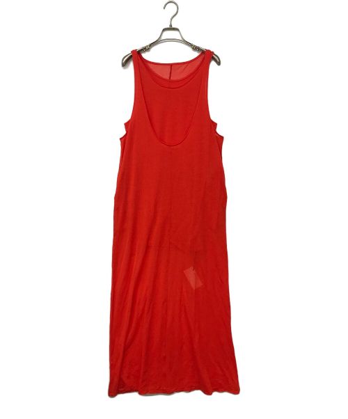 AURALEE（オーラリー）AURALEE (オーラリー) HARD TWIST COTTON GAUZE DRESS オレンジ サイズ:1の古着・服飾アイテム