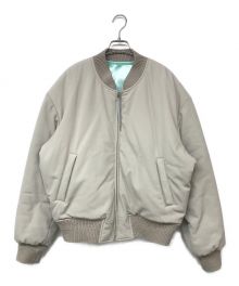 Acne studios（アクネ ストゥディオス）の古着「Reversible Bomber Jacket/リバーシブルボンバージャケット」｜ベージュ×ミント