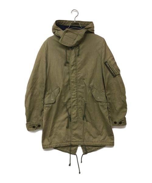 COMME des GARCONS HOMME（コムデギャルソン オム）COMME des GARCONS HOMME (コムデギャルソン オム) モッズコート グリーン サイズ:Lの古着・服飾アイテム