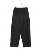 OHOTOROオオトロ）の古着「pot tapered slacks」｜ブラック