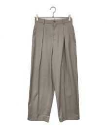 OHOTORO（オオトロ）の古着「pot tapered slacks/テーパードスラックス」｜ベージュ