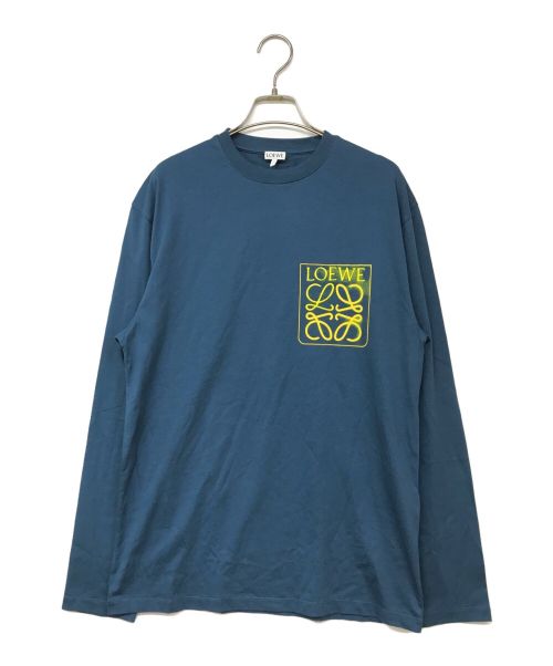 LOEWE（ロエベ）LOEWE (ロエベ) Anagram Fake Pocket T-Shirt ネイビー サイズ:S 未使用品の古着・服飾アイテム