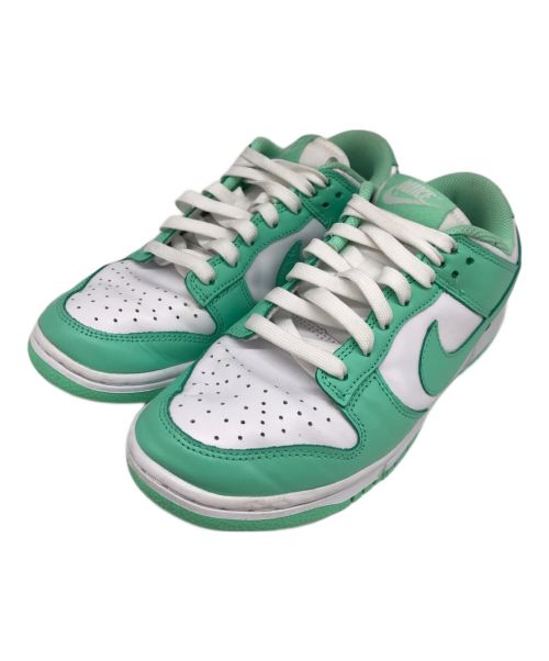 NIKE（ナイキ）NIKE (ナイキ) WMNS Dunk Low グリーン×ホワイト サイズ:24の古着・服飾アイテム