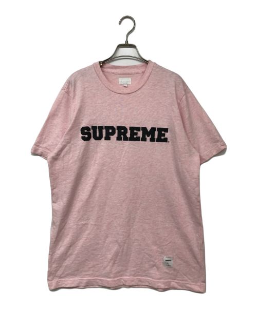 SUPREME（シュプリーム）SUPREME (シュプリーム) collegiate logo tee/ロゴTシャツ ピンク サイズ:Lの古着・服飾アイテム