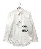 JIL SANDERジルサンダー）の古着「Chalk popeline shirt」｜ホワイト