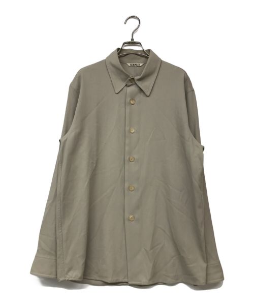 AURALEE（オーラリー）AURALEE (オーラリー) HARD TWIST WOOL DOBBY SHIRTS ベージュ サイズ:3の古着・服飾アイテム