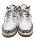 NIKE (ナイキ) AIR JORDAN 3 RETRO OG ホワイト サイズ:27.5：6000円