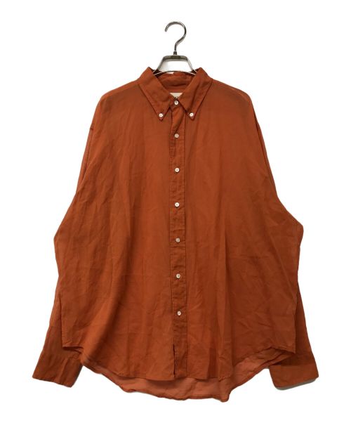 THE SHINZONE（ザ シンゾーン）THE SHINZONE (ザ シンゾーン) SHEER DADDY SHIRT オレンジ サイズ:ＲSの古着・服飾アイテム