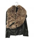 L.G.Bルグランブルー）の古着「BONO15 leather jacket/ボノ15レザージャケット」｜ブラック